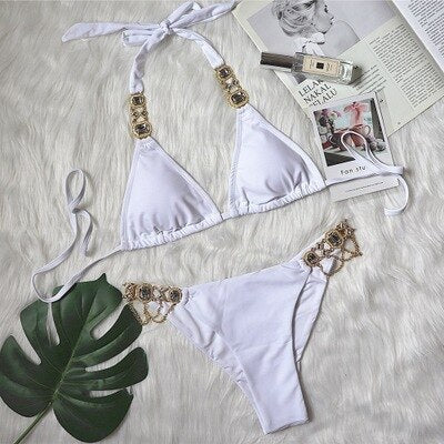 Jewelled Rhinestones Bikini Sets