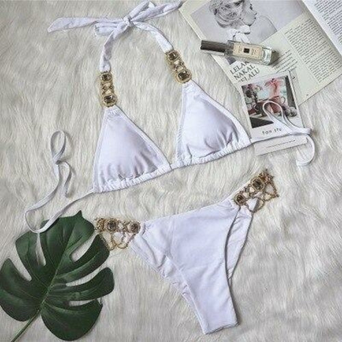 Jewelled Rhinestones Bikini Sets