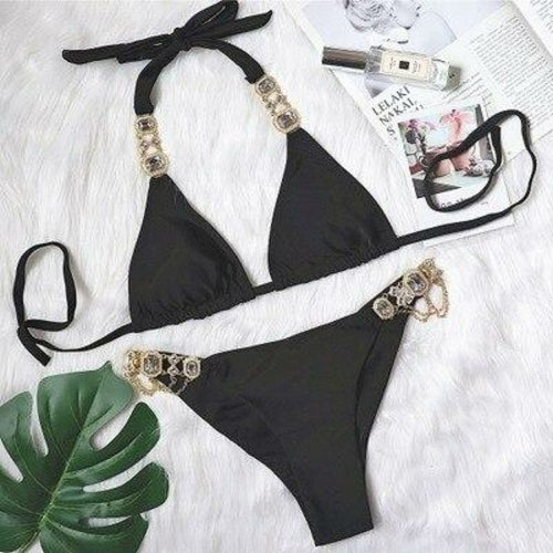 Jewelled Rhinestones Bikini Sets