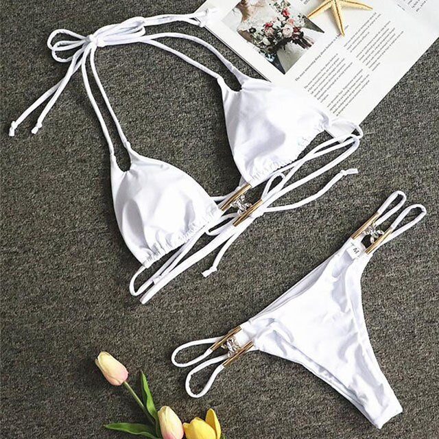 Jewelled Rhinestones Bikini Sets