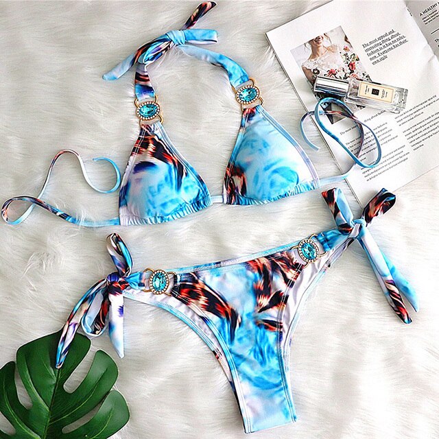 Jewelled Rhinestones Bikini Sets
