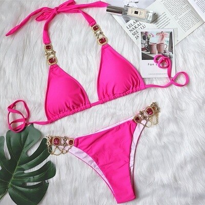 Jewelled Rhinestones Bikini Sets