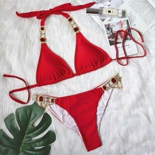 Jewelled Rhinestones Bikini Sets