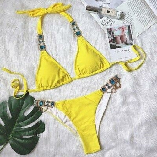 Jewelled Rhinestones Bikini Sets