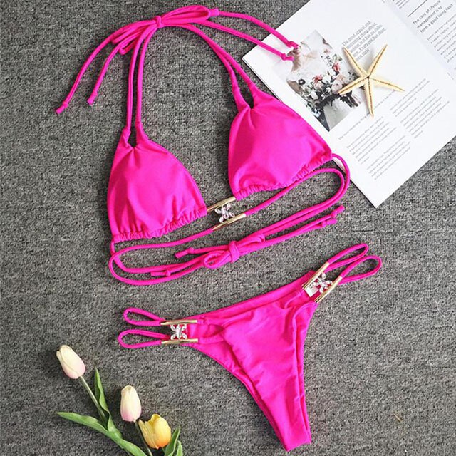 Jewelled Rhinestones Bikini Sets