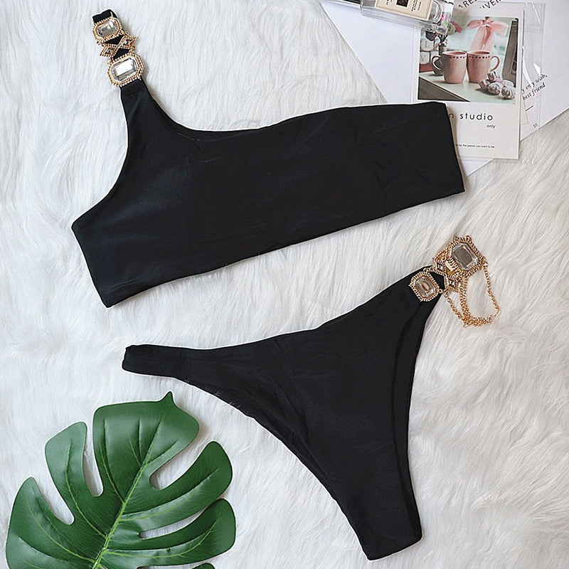 Jewelled Rhinestones Bikini Sets