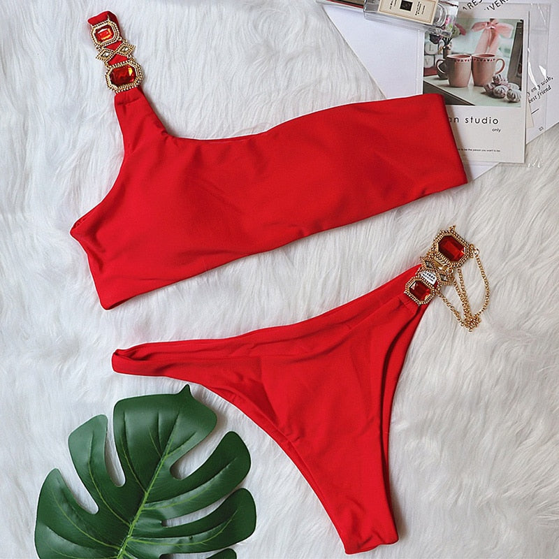 Jewelled Rhinestones Bikini Sets