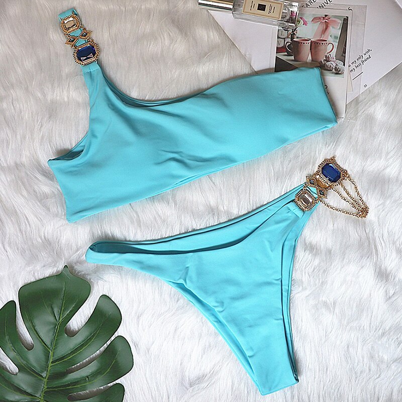 Jewelled Rhinestones Bikini Sets