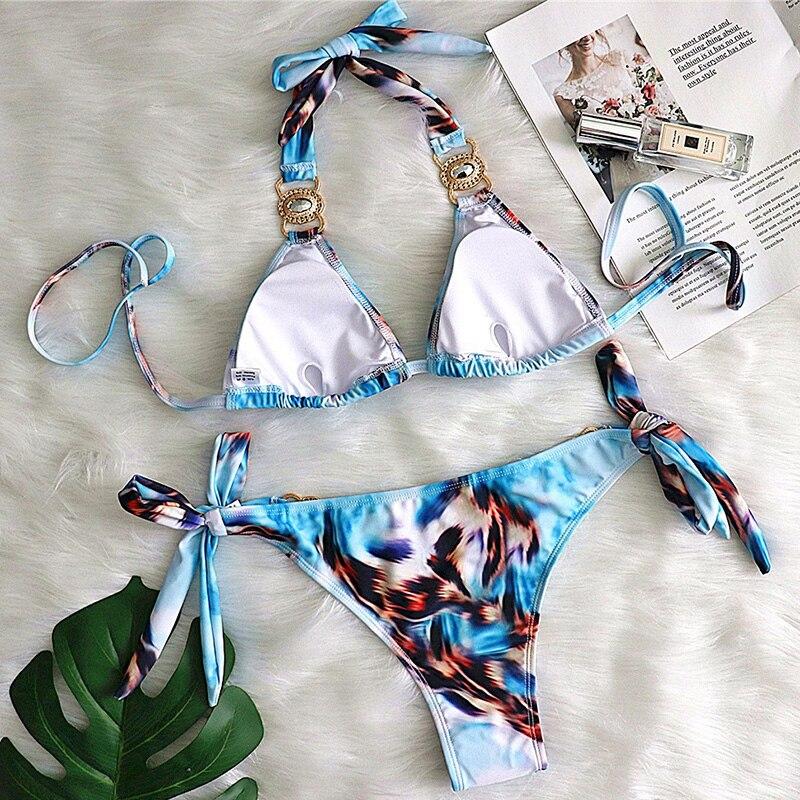 Jewelled Rhinestones Bikini Sets