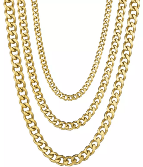 Stainless Steel Necklace Chains (Multiple Sizes & Styles)