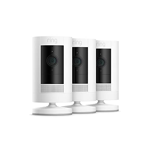 Ring Stick Up Cam Battery | Weather-Resistant Outdoor Camera, Live View, Color Night Vision, Two-way Talk, Motion alerts, Works with Alexa | Black
