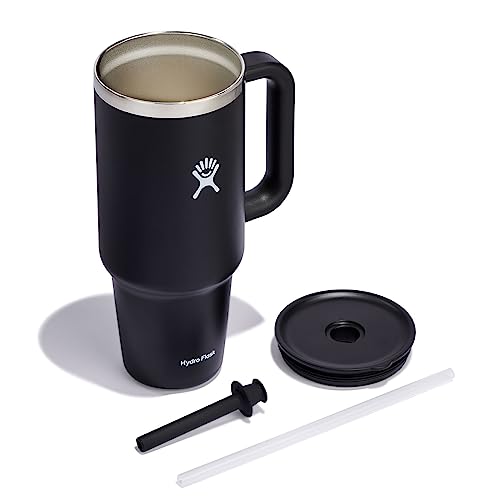 Hydro Flask All Around Travel Tumbler with Handle 32 Oz Trillium, Stainless Steel