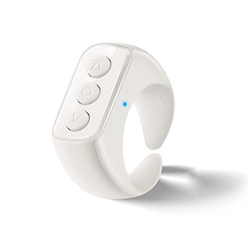 White Ring Remote Bluetooth for Iphone /Android Tik tok App
