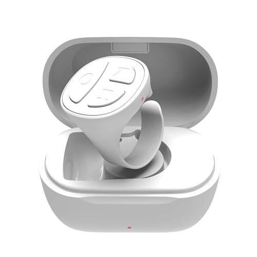 Purple Ring Remote Page Turner Bluetooth for iPhone iPad iOS Android Kindle Tik tok