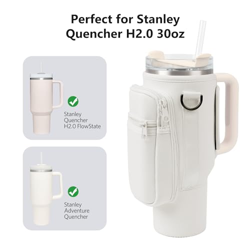 Stanley Cup Carrier With Pocket With Adjustable Strap