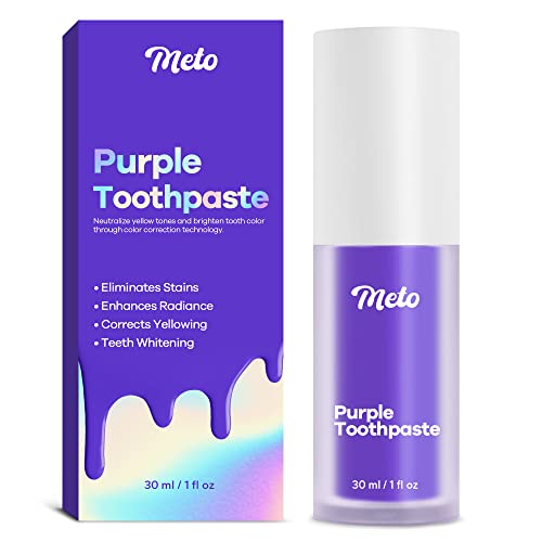 Meto Purple Whitening Toothpaste  (1 Fl Oz)