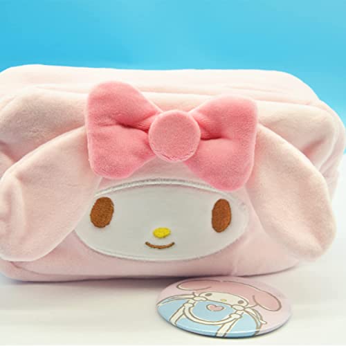 Kitty Travel Cosmetic Bag with Mirror