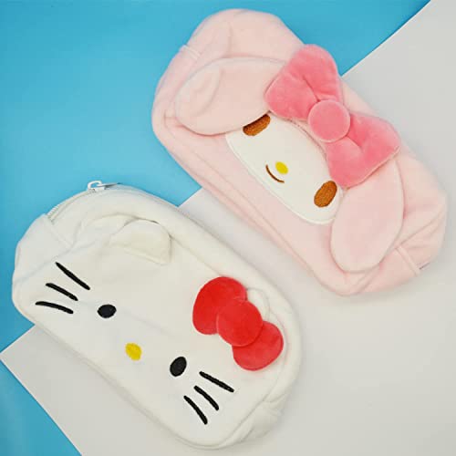 Kitty Travel Cosmetic Bag with Mirror