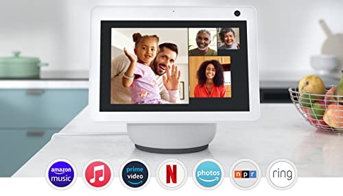 Echo Show 10 (3rd Gen) | HD smart display with motion and Alexa | Charcoal