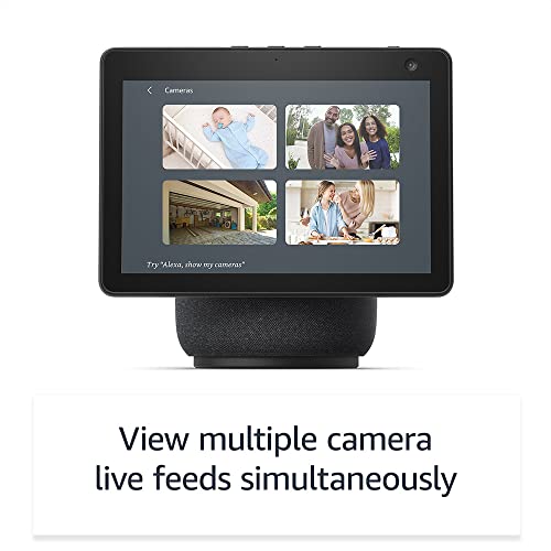 Echo Show 10 (3rd Gen) | HD smart display with motion and Alexa | Charcoal