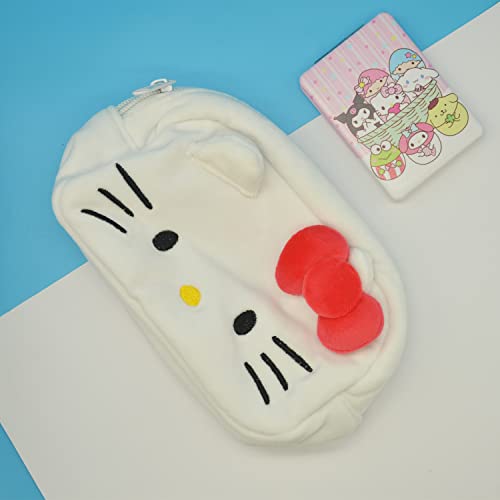 Kitty Travel Cosmetic Bag with Mirror