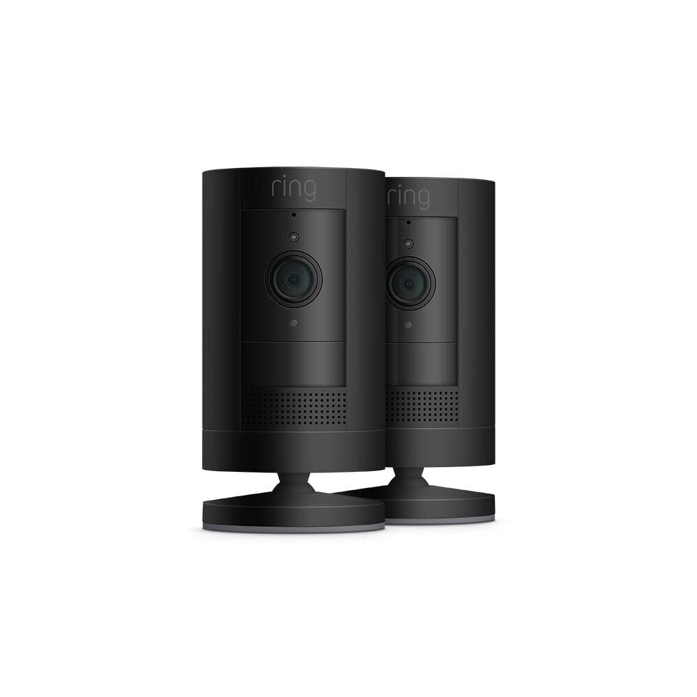 Ring Stick Up Cam Battery | Weather-Resistant Outdoor Camera, Live View, Color Night Vision, Two-way Talk, Motion alerts, Works with Alexa | Black