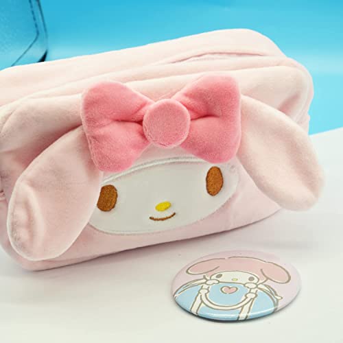Kitty Travel Cosmetic Bag with Mirror