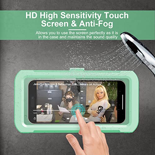 Waterproof 360° Rotation  Phone Case, Anti-Fog High Sensitivity Cover  Compatible with 4" - 7" Cell Phones
