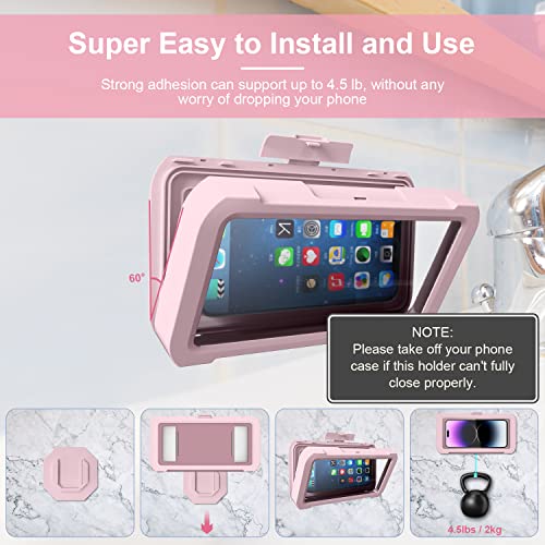 Waterproof 360° Rotation  Phone Case, Anti-Fog High Sensitivity Cover  Compatible with 4" - 7" Cell Phones