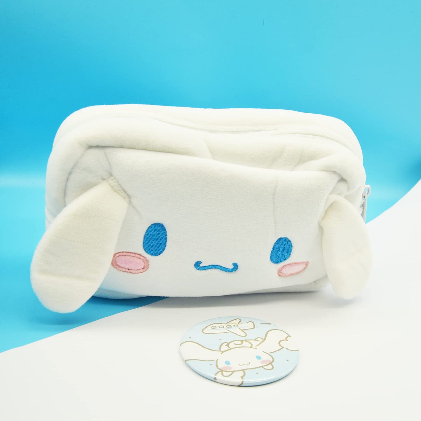 Kitty Travel Cosmetic Bag with Mirror