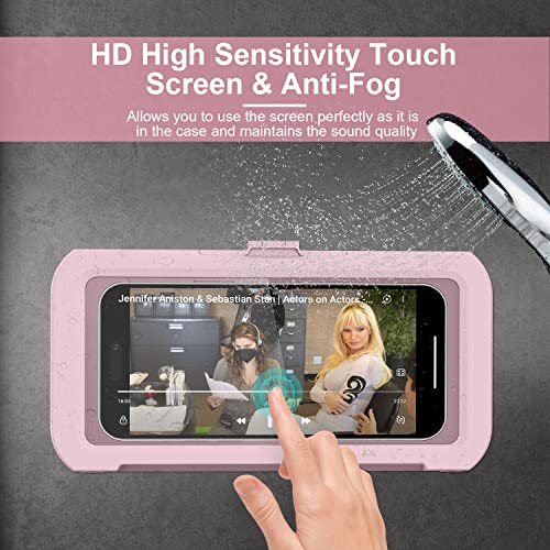 Waterproof 360° Rotation  Phone Case, Anti-Fog High Sensitivity Cover  Compatible with 4" - 7" Cell Phones