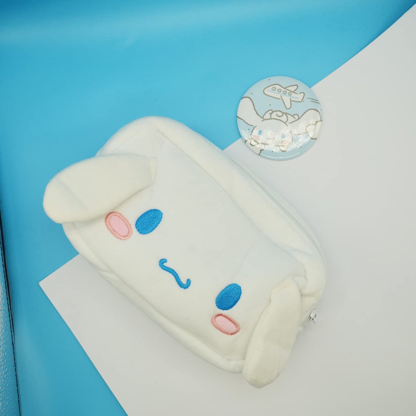 Kitty Travel Cosmetic Bag with Mirror