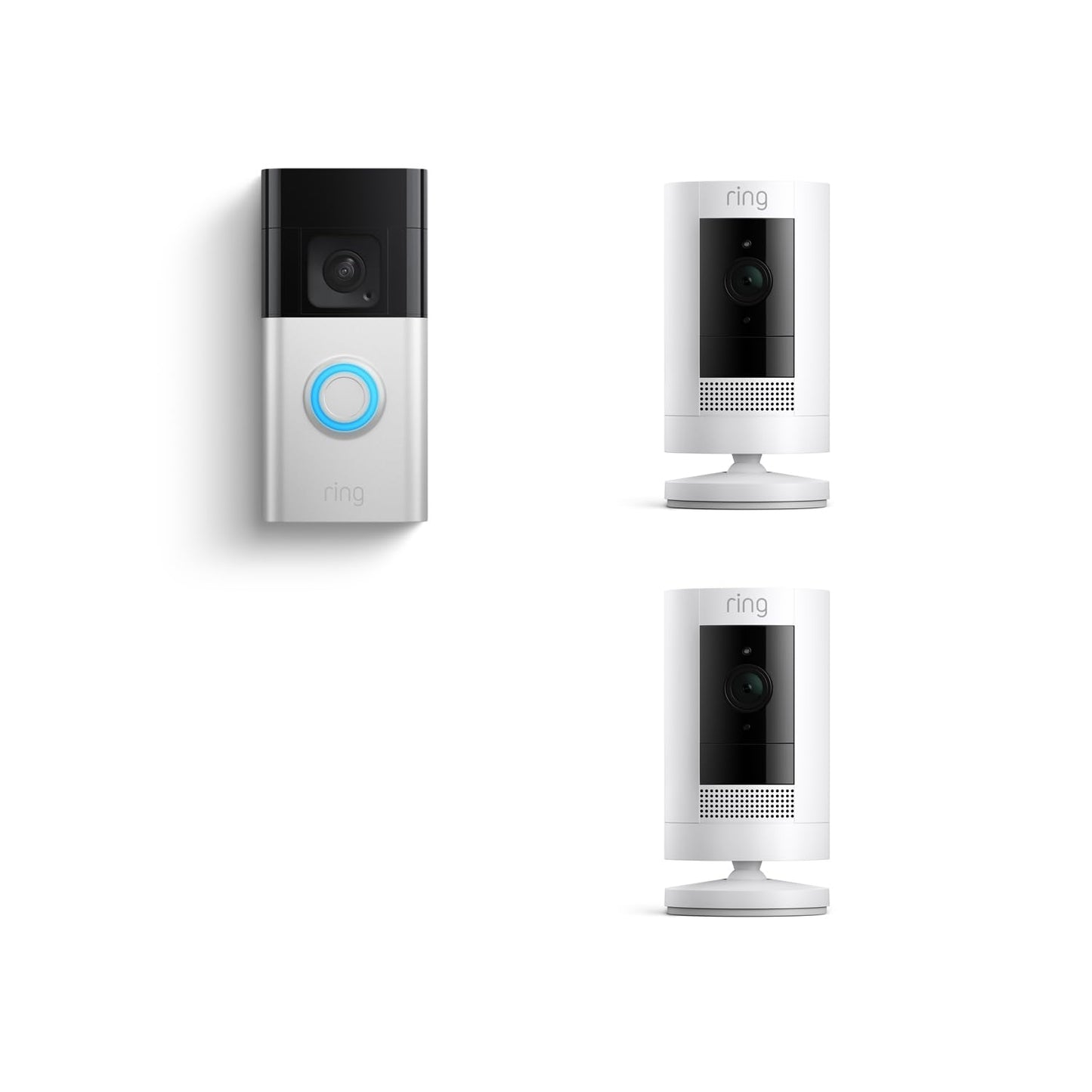 Ring Stick Up Cam Battery | Weather-Resistant Outdoor Camera, Live View, Color Night Vision, Two-way Talk, Motion alerts, Works with Alexa | Black