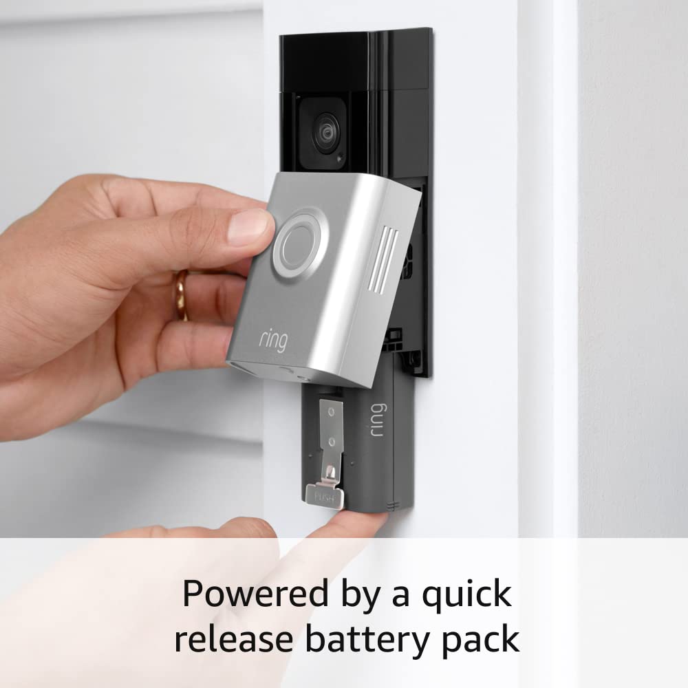 Ring Stick Up Cam Battery | Weather-Resistant Outdoor Camera, Live View, Color Night Vision, Two-way Talk, Motion alerts, Works with Alexa | Black