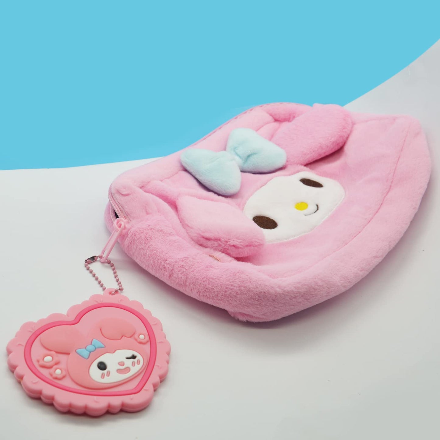 Kitty Travel Cosmetic Bag with Mirror