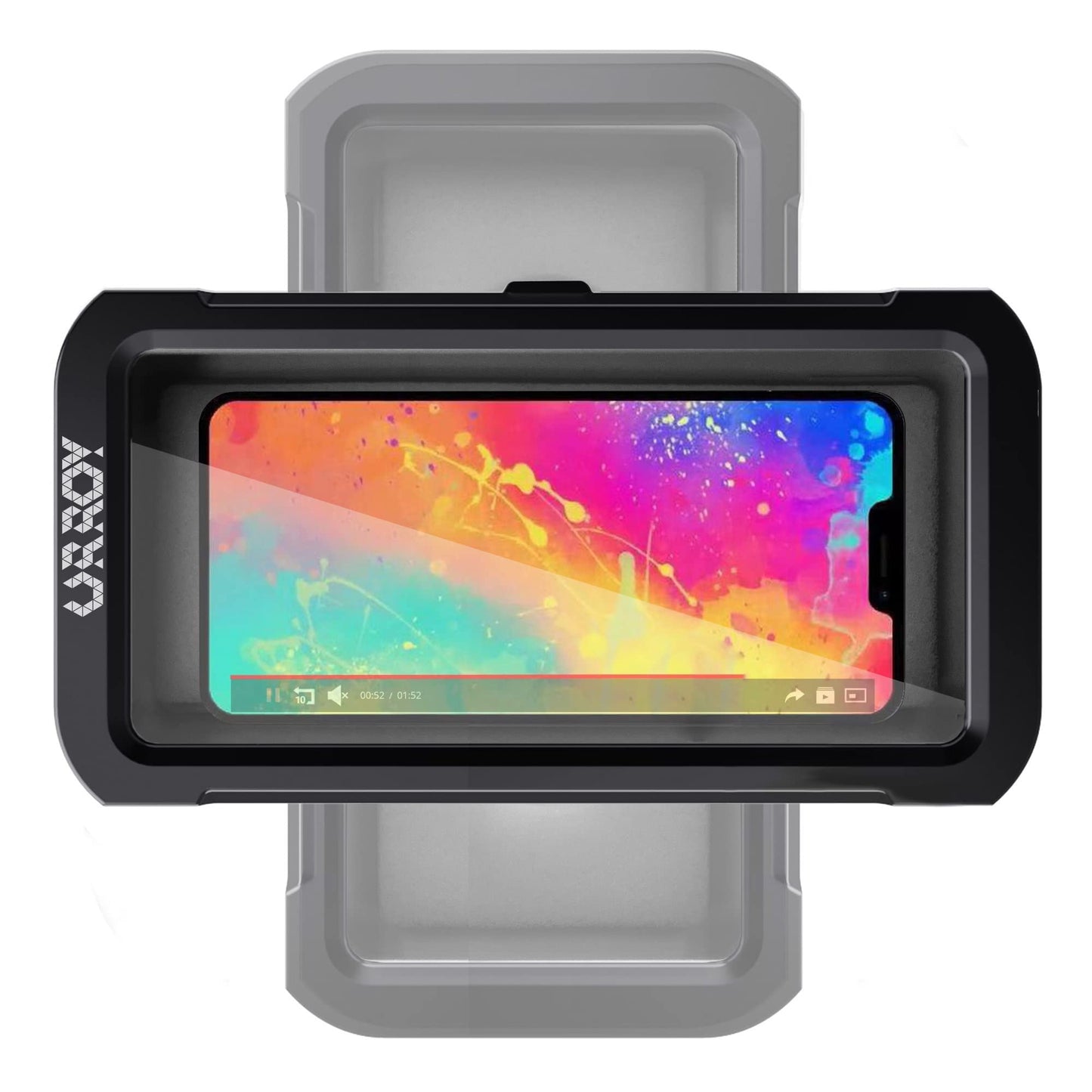 Waterproof 360° Rotation  Phone Case, Anti-Fog High Sensitivity Cover  Compatible with 4" - 7" Cell Phones