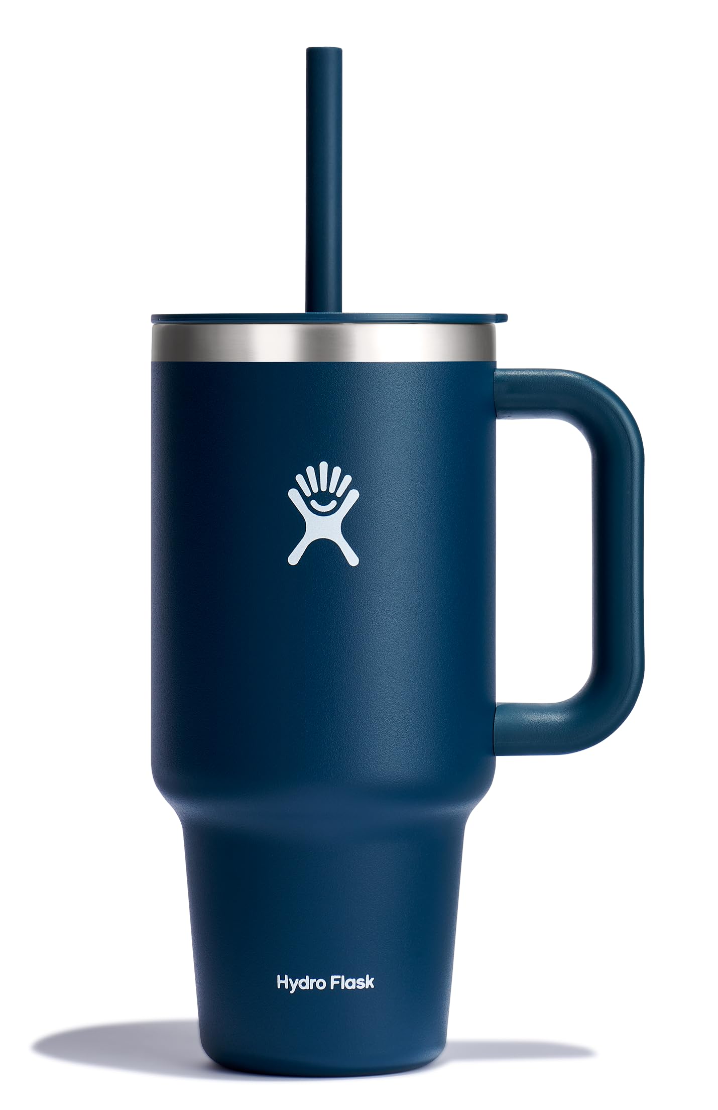 Hydro Flask All Around Travel Tumbler with Handle 32 Oz Trillium, Stainless Steel