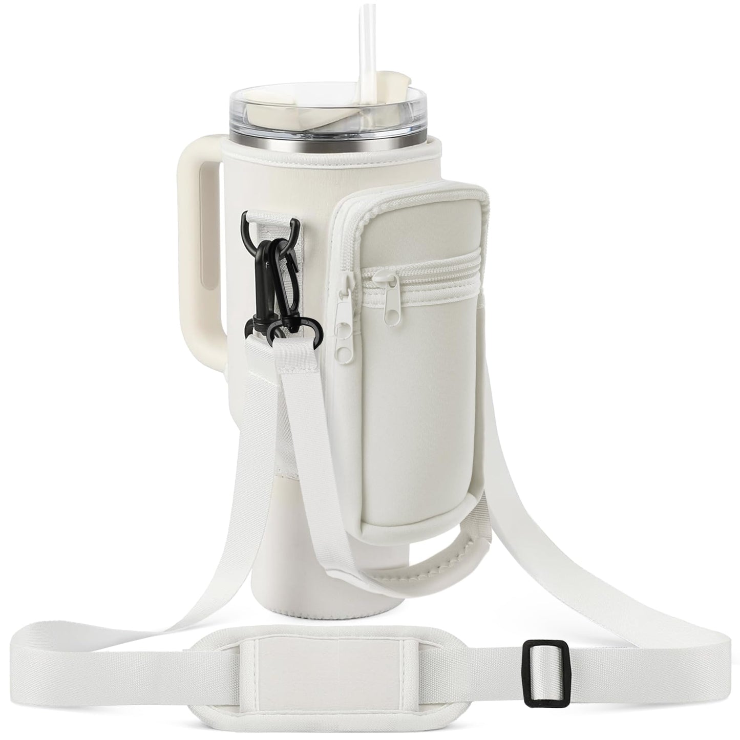 Stanley Cup Carrier With Pocket With Adjustable Strap