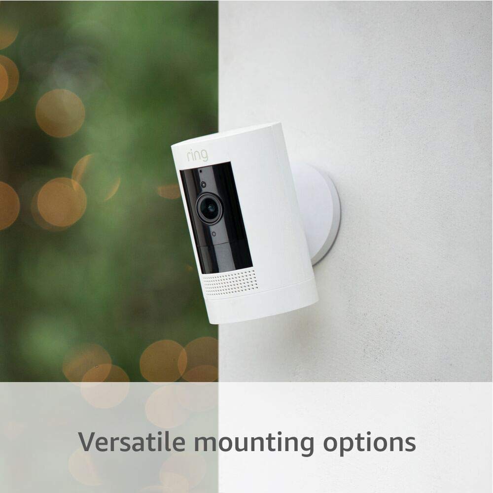 Ring Stick Up Cam Battery | Weather-Resistant Outdoor Camera, Live View, Color Night Vision, Two-way Talk, Motion alerts, Works with Alexa | Black